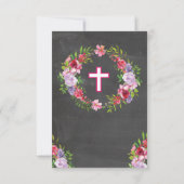 Dank u voor uw religieuze kruistocht voor de Heili Bedankkaart (Achterkant)