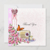 Dank u voor uw roze kaart (Voorkant)