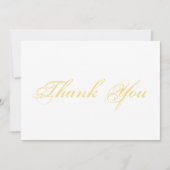 Dank u voor uw script de gouden witte elegante kaa (Voorkant)