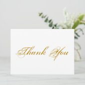 Dank u voor uw script donkerbruine elegant note ca (Staand voorkant)