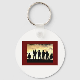 dank u voor uw service sleutelhanger