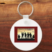 dank u voor uw service sleutelhanger (Voorkant)