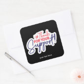 Dank u voor uw steun sticker (Envelop)