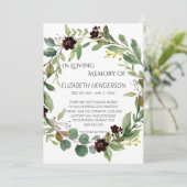 Dank u voor uw sympathie. bedankkaart (Staand voorkant)