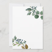 Dank u voor uw sympathie. bedankkaart (Achterkant)