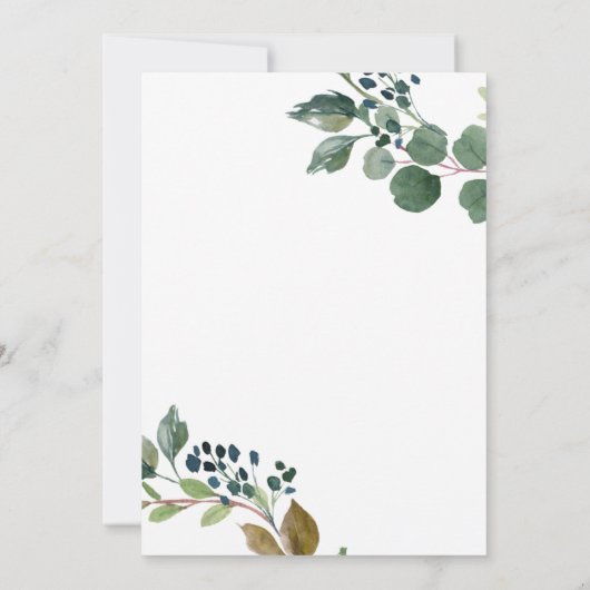 Dank u voor uw sympathie. bedankkaart (Achterkant)