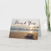 Dank u voor uw sympathie | Bevestiging op een stra Bedankkaart (Voorkant)