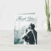 dank u voor uw sympathie ( lof voor de engel ) bedankkaart (Voorkant)