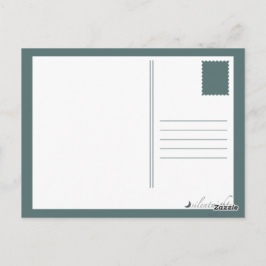 dank u voor uw sympathie ( lof voor de engel ) briefkaart (Achterkant)