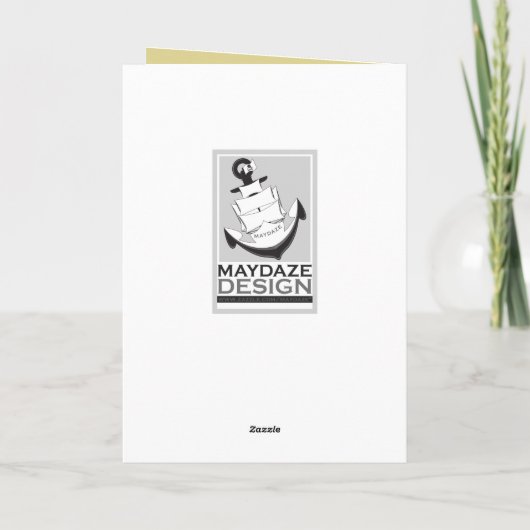 dank u voor uw toewijding bedankkaart (Achterkant)