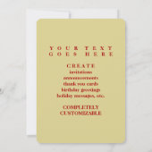 dank u voor uw toewijding kaart (Achterkant)