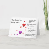 Dank u voor uw U Bedankkaart (Voorkant)