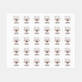 dank u voor uw verjaardagskabel koala labels (Vel)