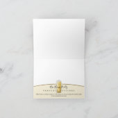 Dank u voor uw verwijzing gele Waterverf deur Bedankkaart (Binnen)