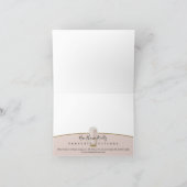 Dank u voor uw verwijzing roze Waterverf deur Bedankkaart (Binnen)