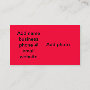 Dank u voor uw visitekaartje