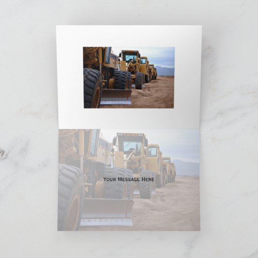 Dank u voor uw Visitekaartje Bedankkaart (Binnen)