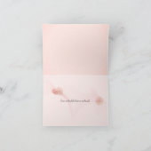 dank u voor uw vriend roos . kaart (Binnen)