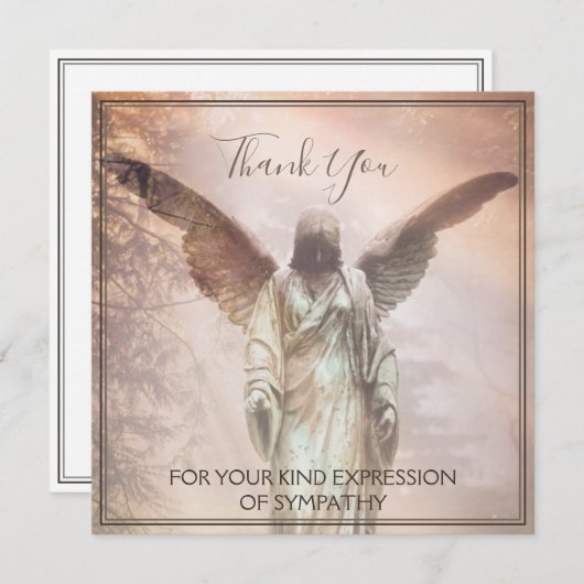 Dank u voor uw vriendelijke uiting van medeleven (Voorkant / Achterkant)