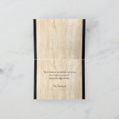 Dank u voor uw vriendelijke uiting van medeleven bedankkaart (Binnen)