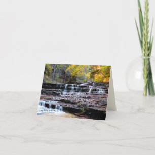 Dank u voor uw vriendelijke uiting van medeleven bedankkaart