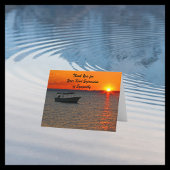 Dank u voor uw vriendelijke uiting van medeleven bedankkaart