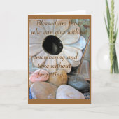 Dank U voor uw vriendelijkheid Bedankkaart (Voorkant)