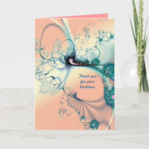 Dank U voor uw vriendelijkheid Bedankkaart