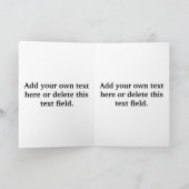 Dank u voor uw vriendschap bedankkaart (Binnen)