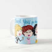 Dank u voor uw vriendschappelijke koffie-Mok Koffiemok (Voorkant links)