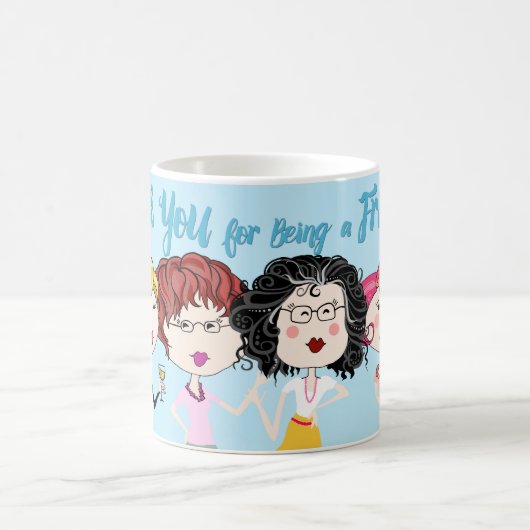 Dank u voor uw vriendschappelijke koffie-Mok Koffiemok (Center)