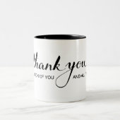 "Dank u voor uw waardering" Mok (Center)