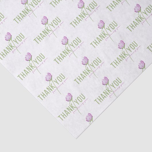 Dank u voor uw weefselpapier tissuepapier (Detail)