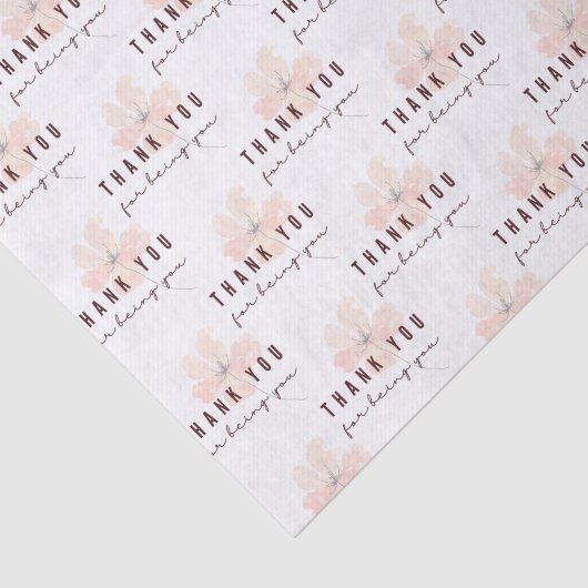 Dank u voor uw weefselpapier tissuepapier (Detail)