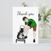 Dank u voor uw werk, onderhoud in de stad, Handyma Bedankkaart (Staand voorkant)