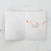 dank u voor uw witte dadelaars en vlinder bedankkaart (Binnen)