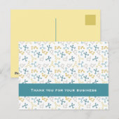 Dank u voor uw zakelijke wetenschap briefkaart (Voorkant / Achterkant)