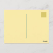 Dank u voor uw zakelijke wetenschap briefkaart (Achterkant)