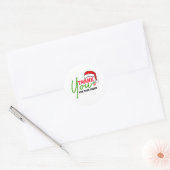 Dank u voor uw zaken vakantie Kerstmis Ronde Sticker (Envelop)