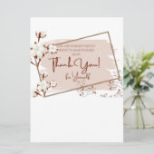 Dank u voor uzelf kaart (Staand voorkant)