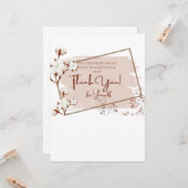 Dank u voor uzelf kaart (Voorkant / Achterkant in situ)