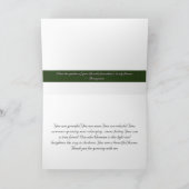 Dank u voor Vriendschap Bedankkaart (Binnen)