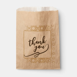 "Dank u" voorkeurstassen Bedankzakje