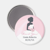 Dank u Vrijgezellenfeest gunst magneet (Voorkant / Achterkant)