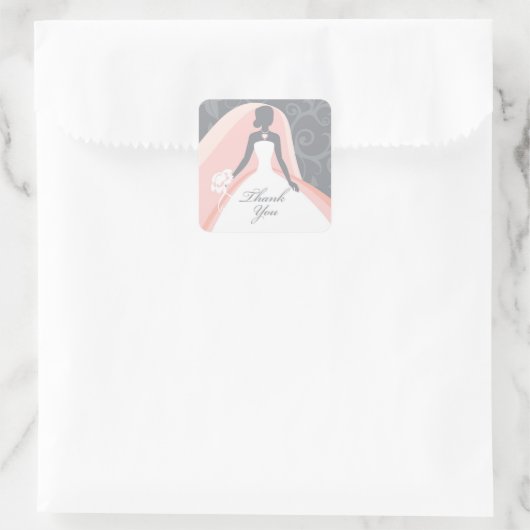 Dank u Vrijgezellenfeest Sticker (Tas)