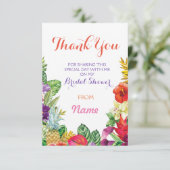 Dank u Vrijgezellenfeest Tiki Aloha Luau Cards Kaart (Staand voorkant)