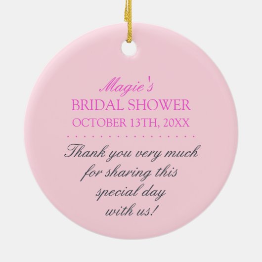 Dank u Vrijgezellenfeest voor Ornament (Achterkant)