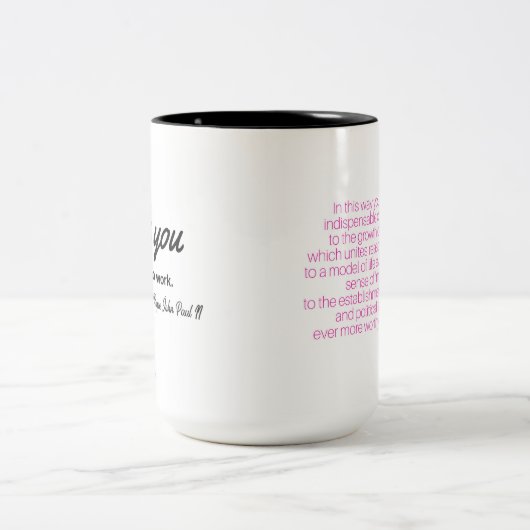 Dank u, vrouwen die Mok werken (Center)