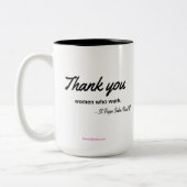 Dank u, vrouwen die Mok werken (Links)