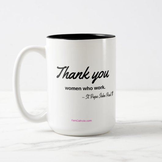 Dank u, vrouwen die Mok werken (Links)